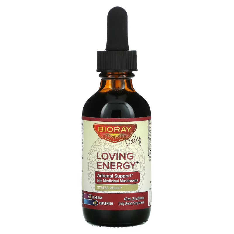 BioRay Inc., Loving Energy, Adrenal System Support, Alcohol Support, 2 fl oz (60 ml)