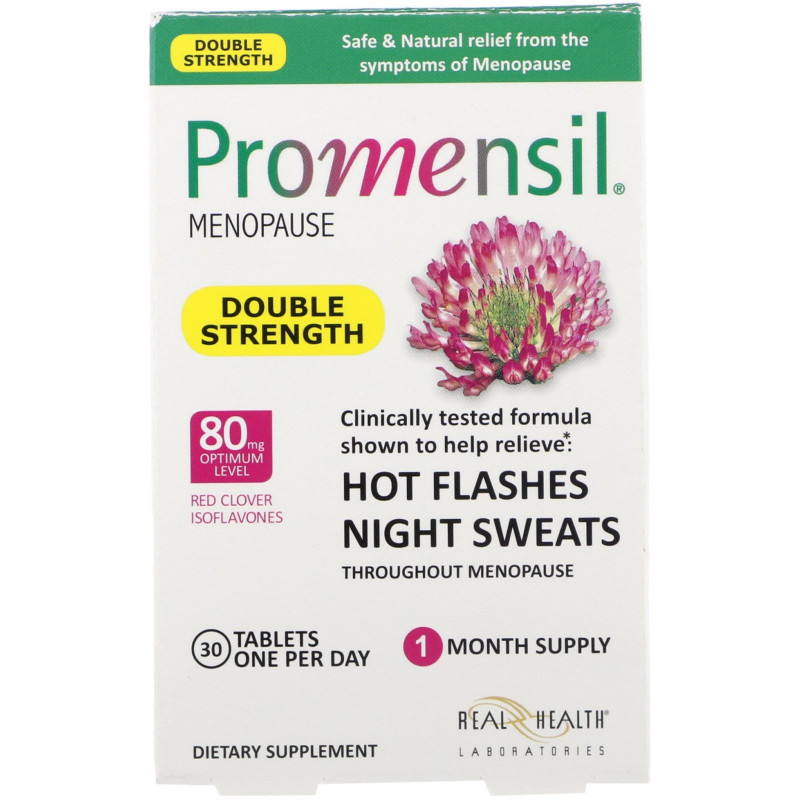 Promensil, Menopause, двойная сила, 30 таблеток