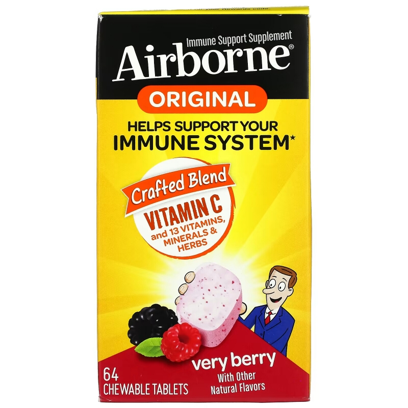 AirBorne Chewable Tablets Berry 64 Chewable Tablets