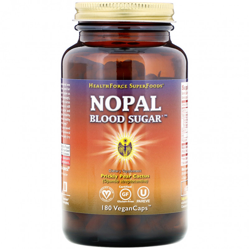 HealthForce Nutritionals Nopal Blood Sugar 180 VeganCaps