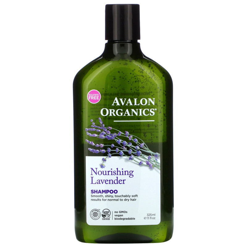 Avalon Organics Питающий шампунь с лавандой 11 жидких унций (325 мл)