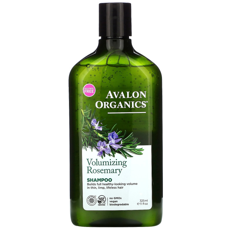 Avalon Organics Шампунь для придания объема с розмарином 11 жидких унций (325 мл)