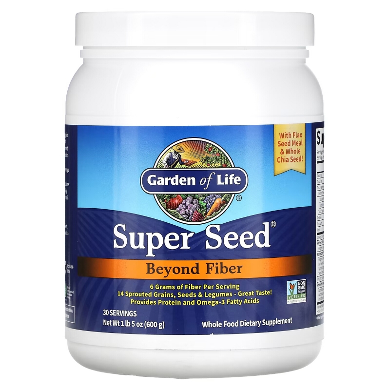 Garden of Life Super Seed Beyond Fiber 620 мл (600 г)