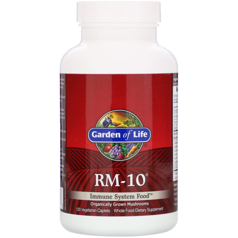Garden of Life RM-10, Натуральные Капсулы  для иммунной системы, 120 капсул на растительной основе