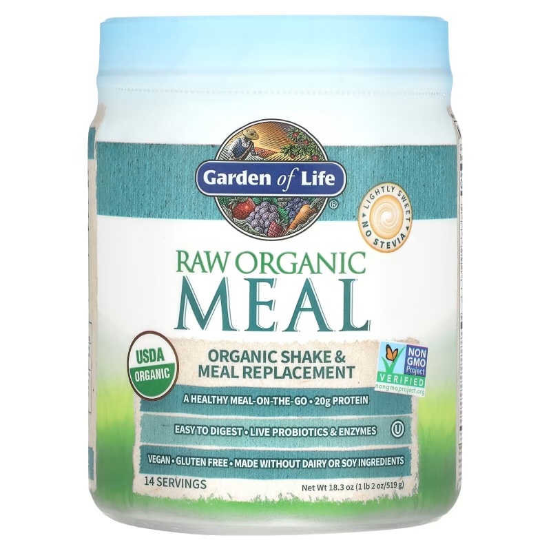 Garden of Life RAW Meal натуральный заменитель пищи или закуски 1.31 фунтов (593 г)