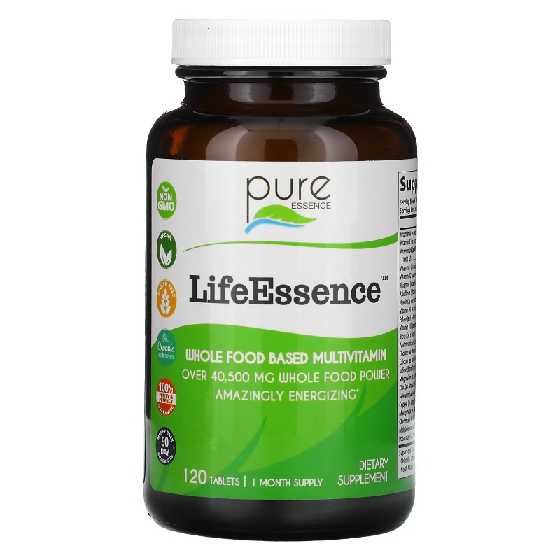 Pure Essence, LifeEssence, Мультивитамины & минералы, 120 таблеток