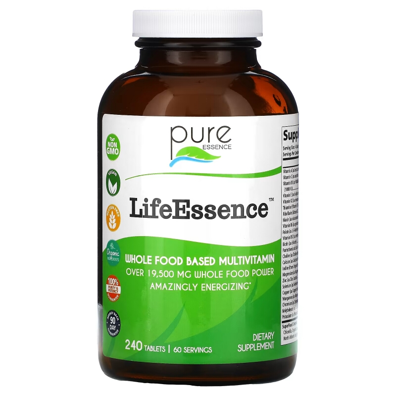 Pure Essence, LifeEssence, Мультивитамины & минералы, 240 таблеток