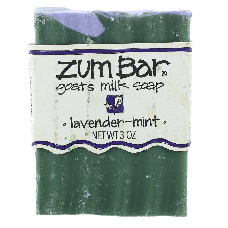 Indigo Wild Zum Bar Goat's Milk Soap Lavender-Mint 3 oz Bar