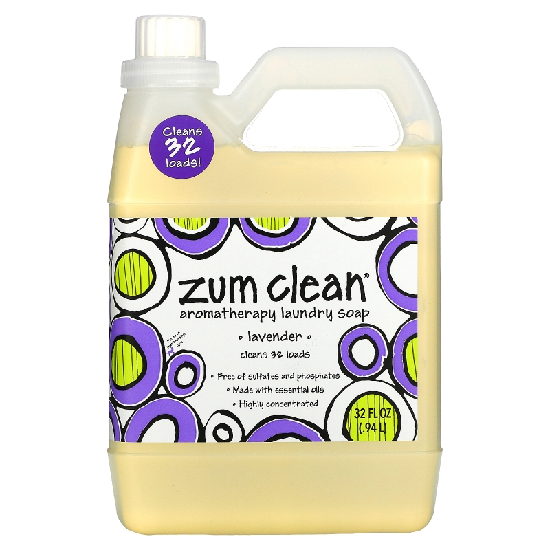 Indigo Wild Zum Clean ароматерапевтическое хозяйственное мыло лаванда 32 жидкие унции (094 л)
