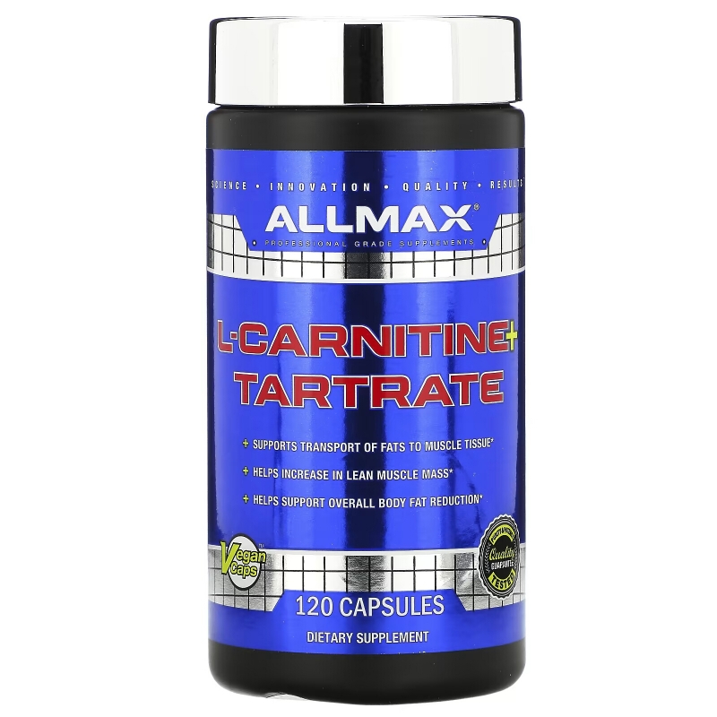 ALLMAX Nutrition, L-Carnitine+ Tartrate, 735 mg, 120 Capsules