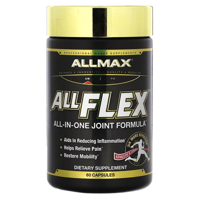 ALLMAX Nutrition, Advanced AllFlex, All-In-One Joint Formula, 60 Capsules