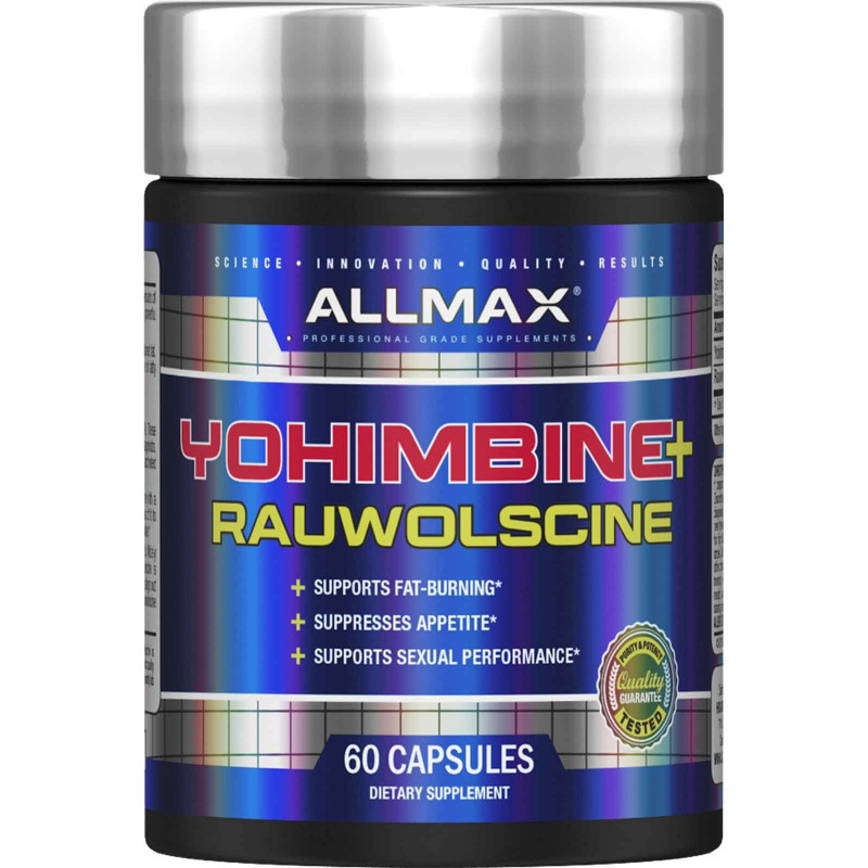 ALLMAX Nutrition, Yohimbine HCl + Rauwolscine, 3.5 mg, 60 Capsaules