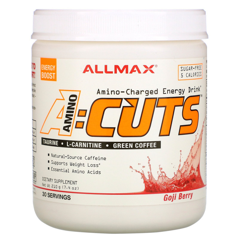 ALLMAX Nutrition, A:Cuts, Amino-Charged Energy Drink, Goji Berry Martini, 7.4 oz (210 g)