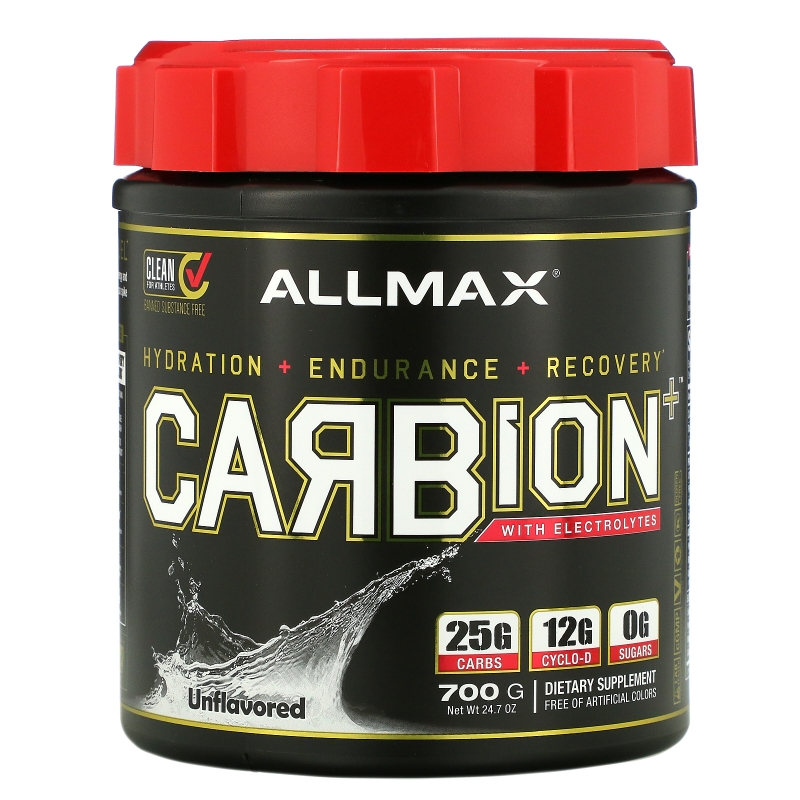 ALLMAX Nutrition, CARBion+ with Electrolytes, Unflavored, 29.6 oz (840 g)