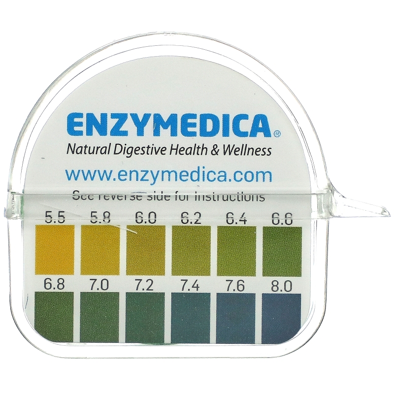 Enzymedica Тест-полоски для определения pH 16-футовая катушка