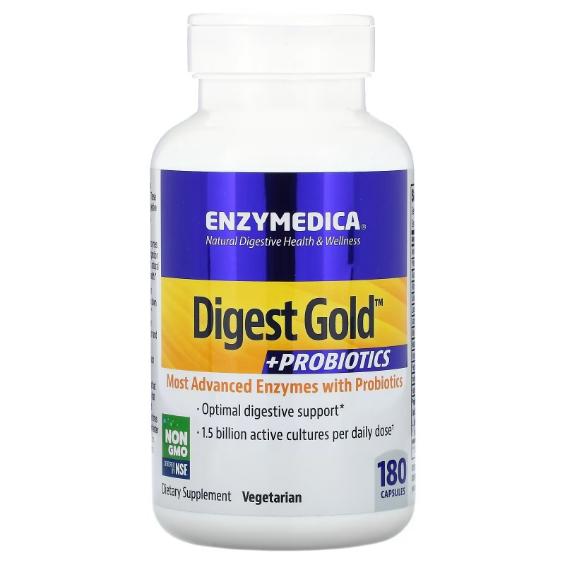 Enzymedica Дайджест золото + Пробиотики 180 капсул