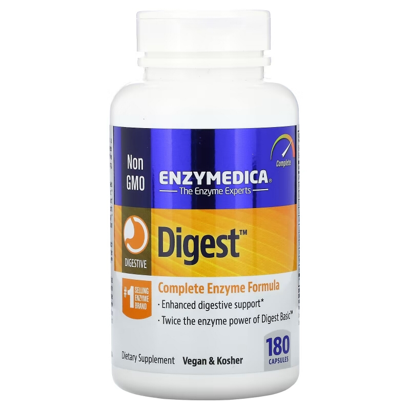 Enzymedica Digest комплекс ферментов 180 капсул