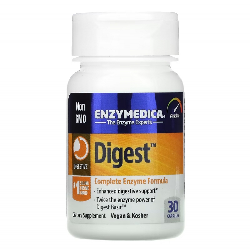 Enzymedica Digest Complete Enzyme Formula 30 Capsules
