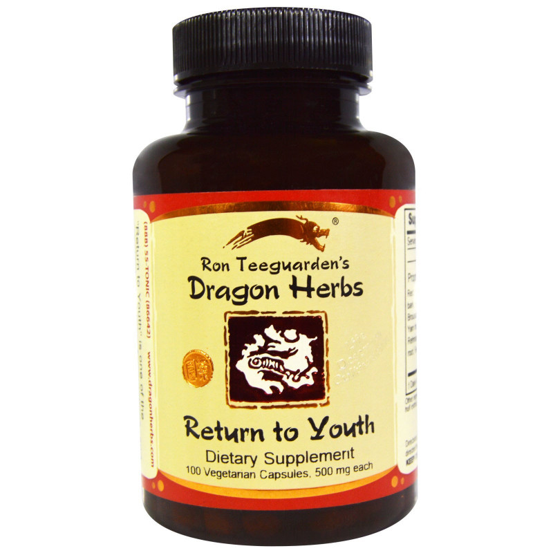 Dragon Herbs Возращение к молодости 100 капсул 100 овощных капсул