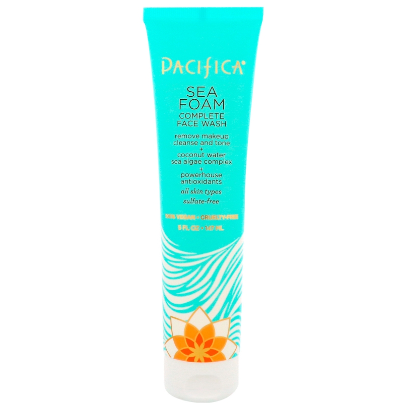 Pacifica Perfumes Inc Natural Skincare Sea Foam Complete Face Wash All Skin Types Sulfate Free 5 oz