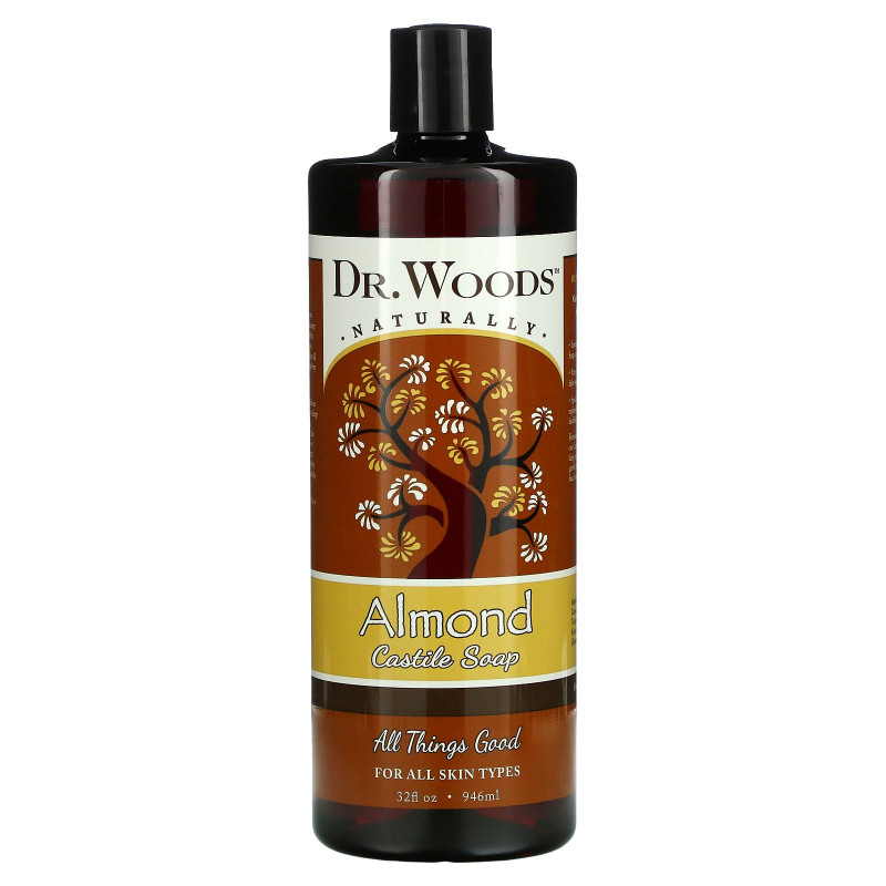 Dr. Woods Кастильское мыло с чистым миндальным маслом 32 жидких унции (946 мл)