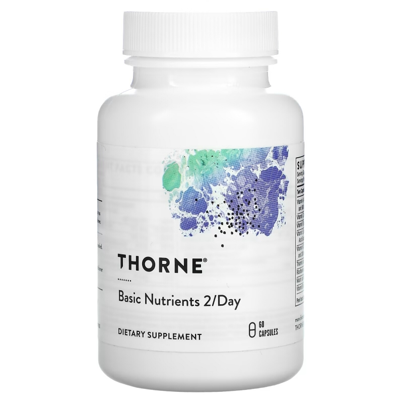 Thorne Research Basic Nutrients 2/Day 60 растительных капсул
