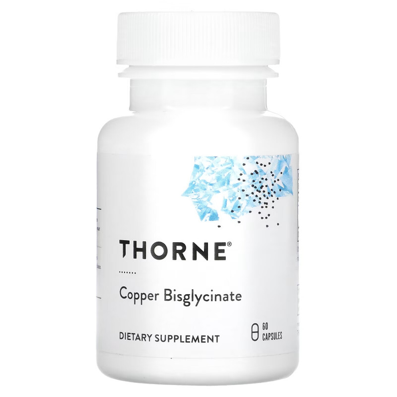 Thorne Research Copper Bisglycinate 60 Veggie Caps