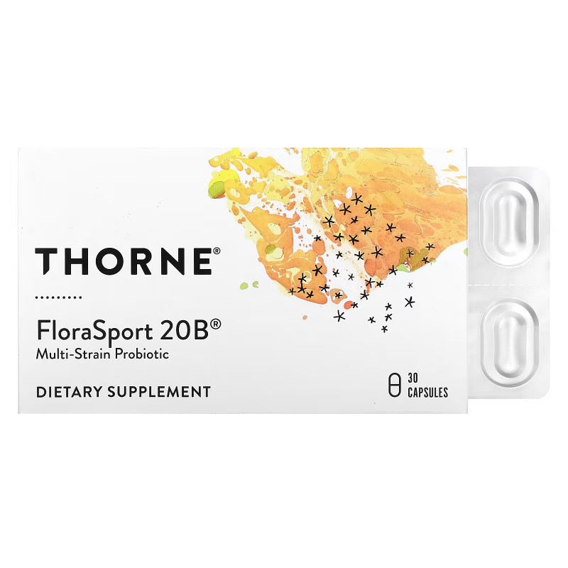 Thorne, FloraSport 20B, 30 Capsules