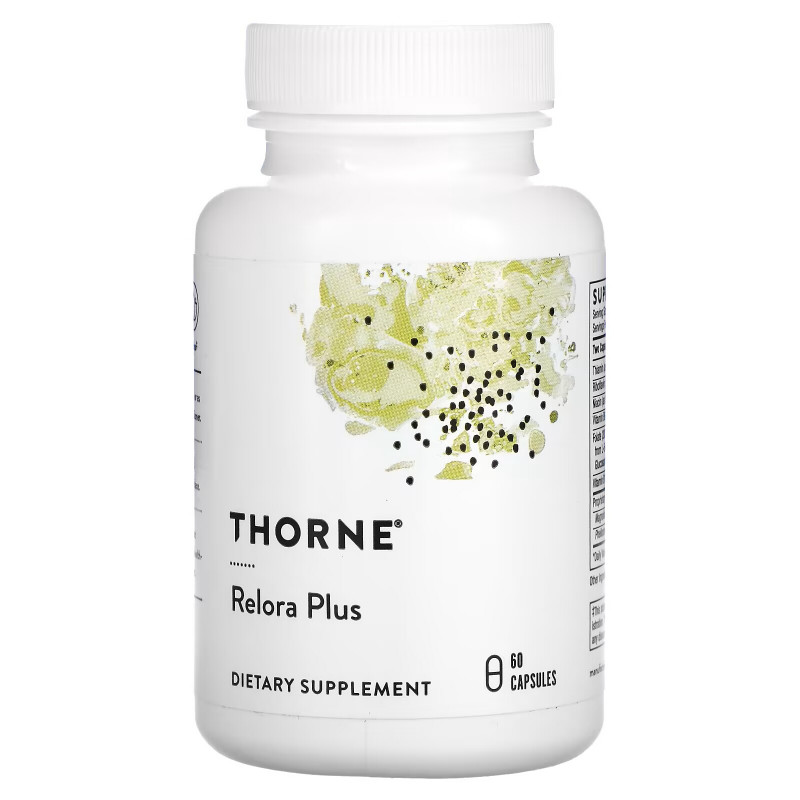 Thorne Research, Relora Plus, 60 капсул