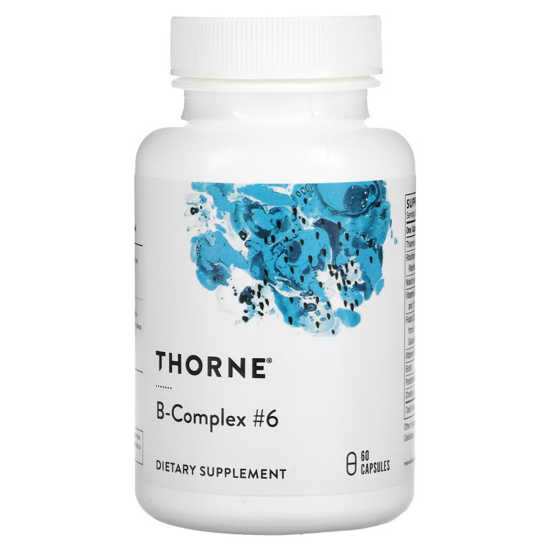 Thorne Research, B-Complex #6, 60 капсул