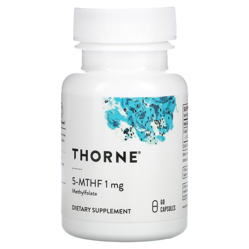 Thorne Research 5-метилтетрагидрофолат 1 мг 60 капсул