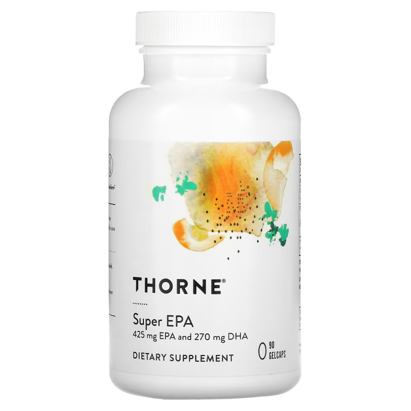 Thorne Research Супер EPA (эйкозапентаеновая кислота) 90 жидких капсул