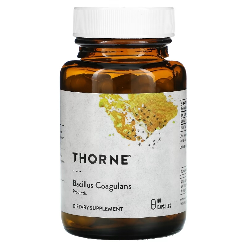 Thorne Research Пробиотик Bacillus Coagulans 60 вегетарианских капсул
