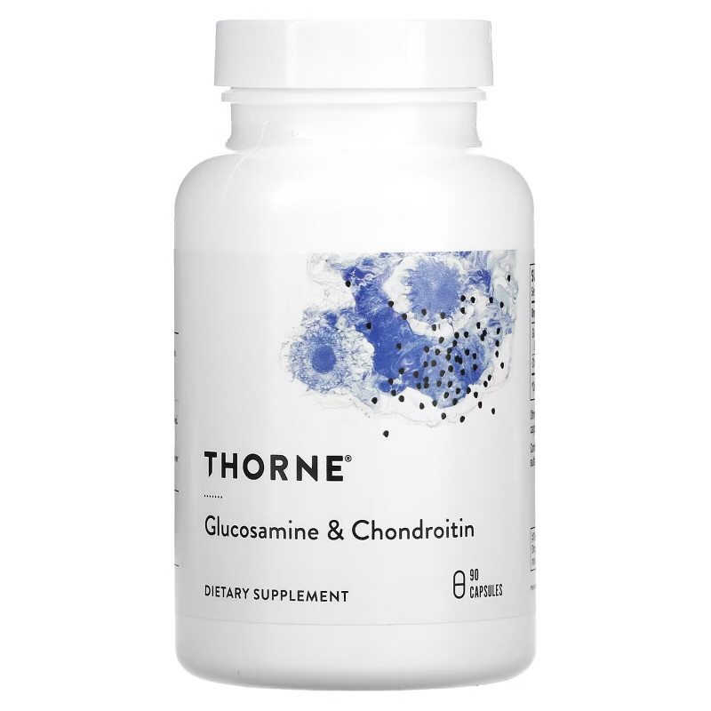 Thorne Research Глюкозамин и хондроитин 90 капсул на растительной основе