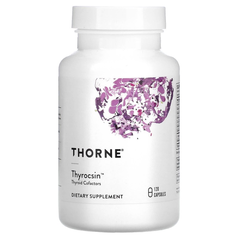 Thorne Research Thyrocsin Кофакторы щитовидной железы 120 капсул в растительной оболочке