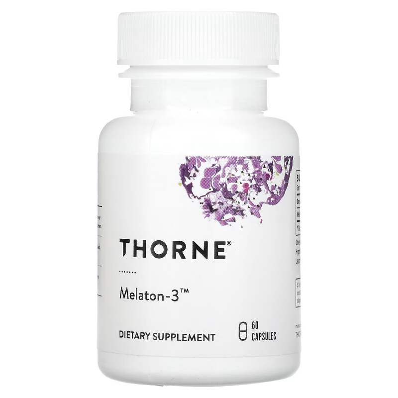 Thorne Research Melaton-3 60 растительных капсул