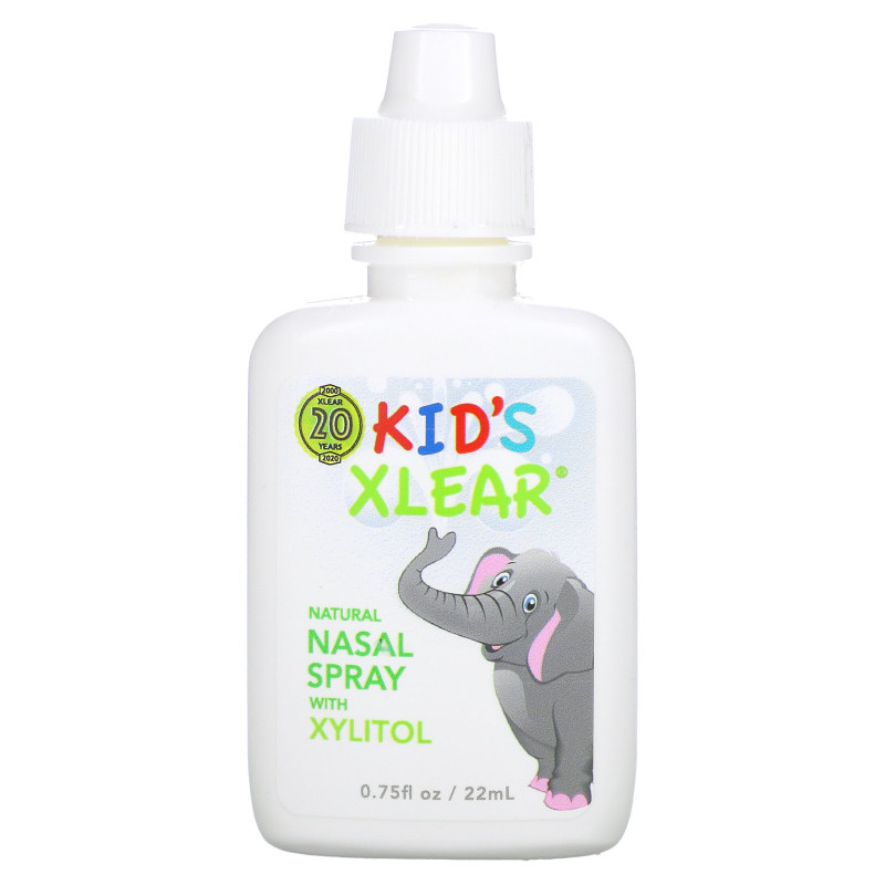 Xlear Inc (Xclear) Kid's Xlear соляной раствор спрей для носа 075 жидкой унции (22 мл)