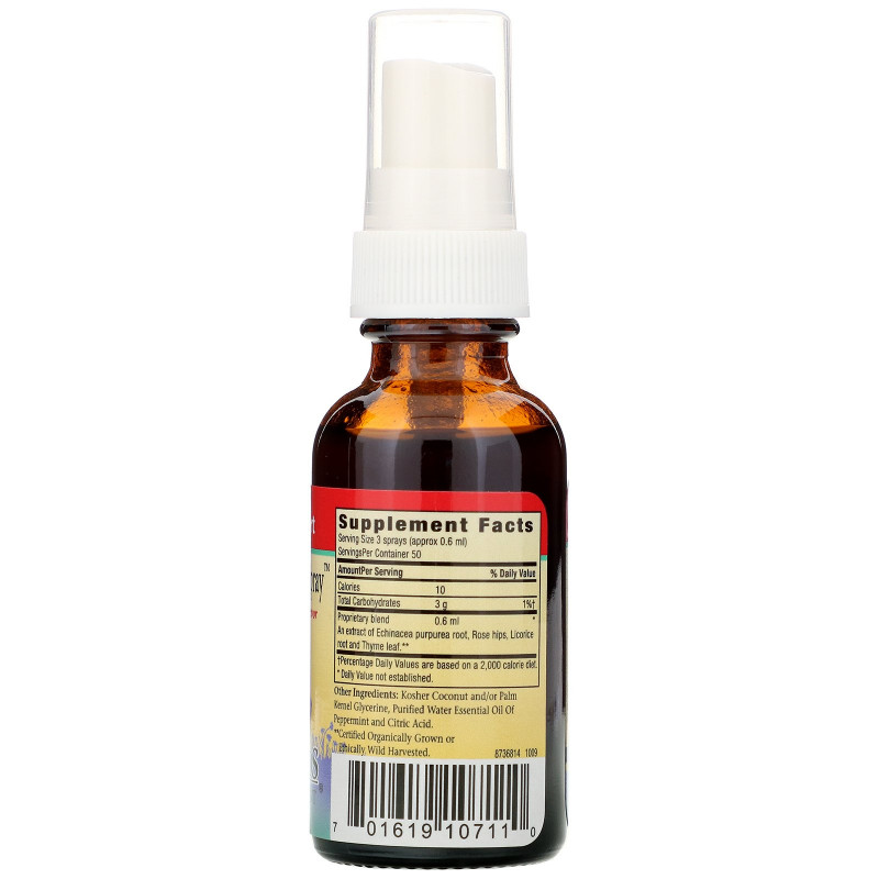 Herbs for Kids Super Kids Throat Spray Peppermint 1 fl oz (30 ml)