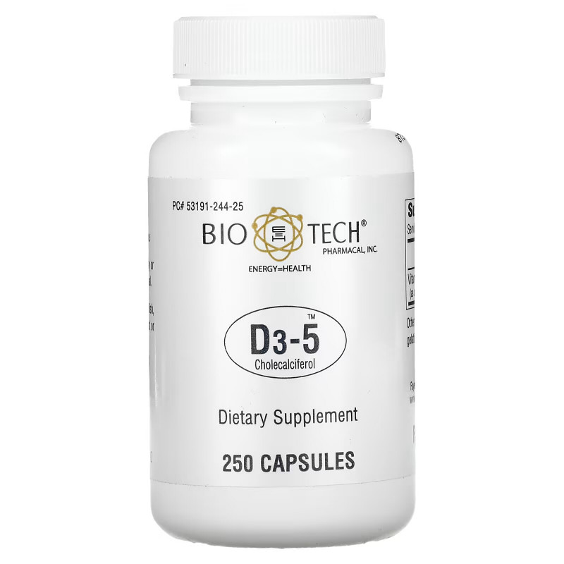 Bio Tech Pharmacal Inc D3-5 Cholecalciferol 250 Capsules