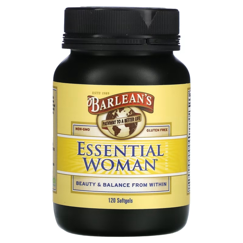 Barlean's The Essential Woman (добавка для женщин) 1000 мг 120 желатиновых капсул
