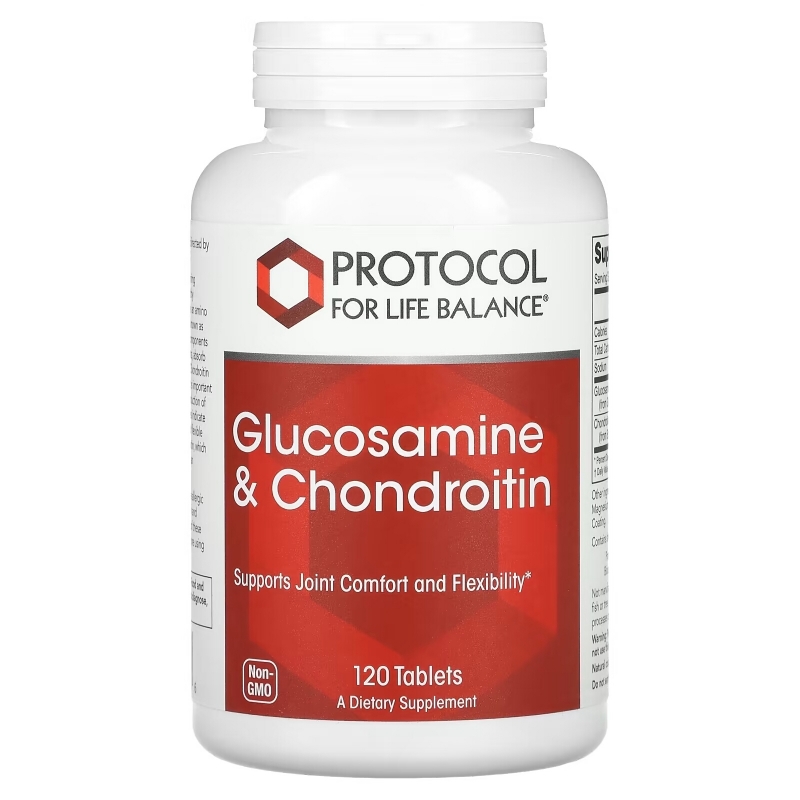 Protocol for Life Balance, Glucosamine & Chondroitin, 120 Tablets