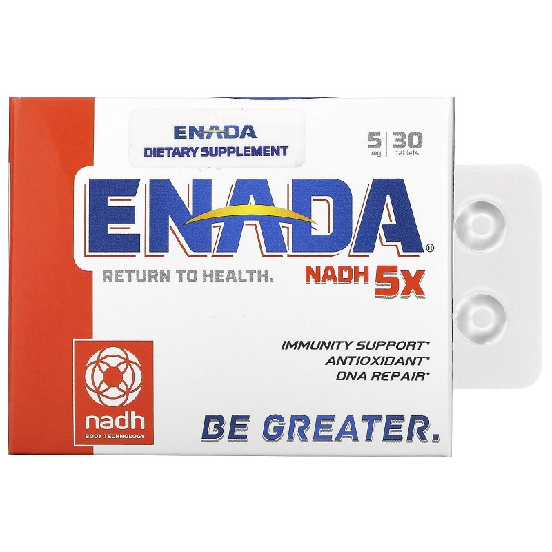 Co - E1 Enada NADH 5 мг 30 таблеток
