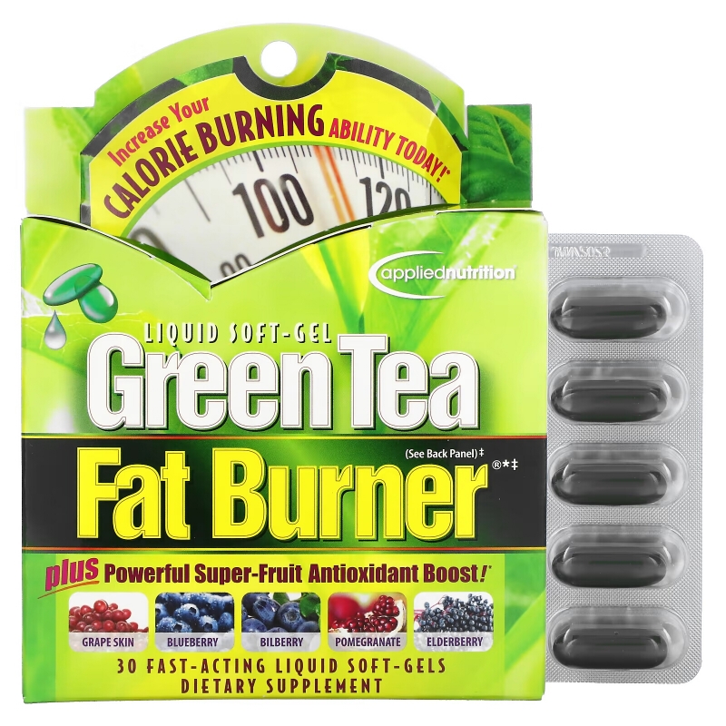 Irwin Naturals Сжигатель жира с зеленым чаем (Green Tea Fat Burner) 30 желатиновых капсул быстрого действия