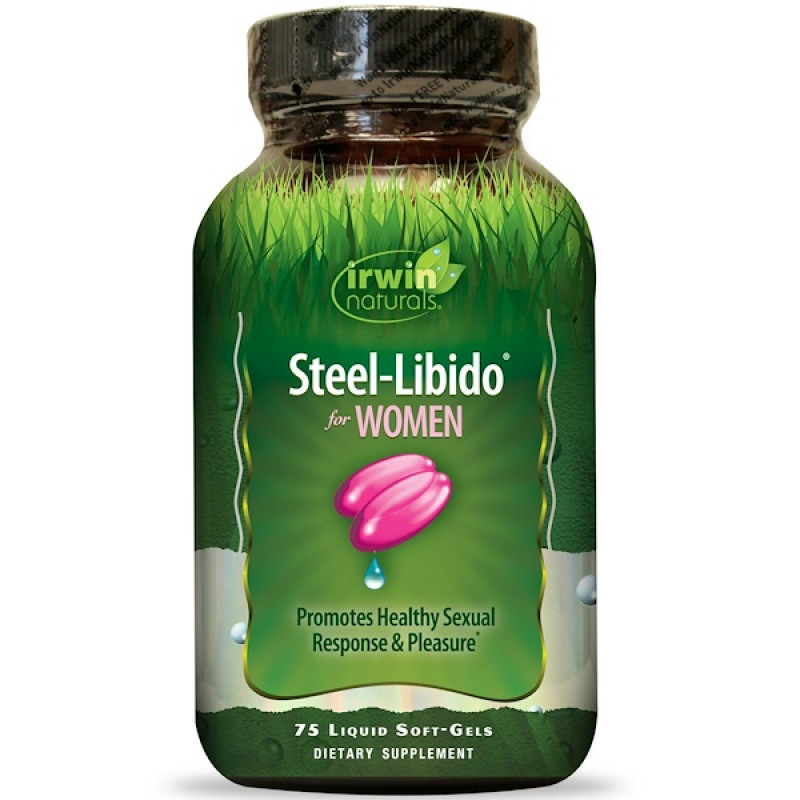 Irwin Naturals Steel-Libido для женщин 75 гелевых капсул