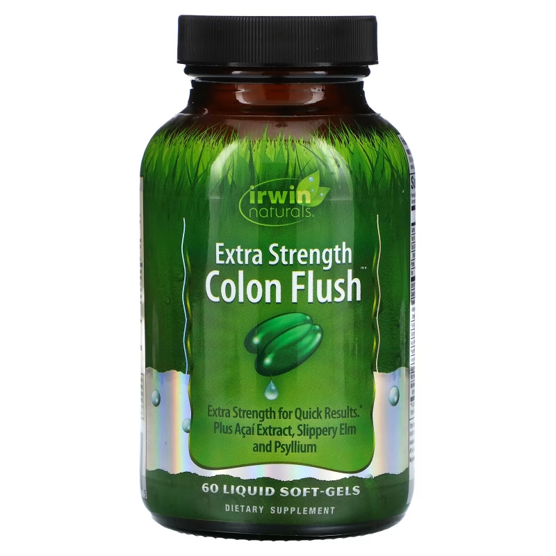 Irwin Naturals, Colon Flush, Extra Strength, 60 Liquid Soft-Gels