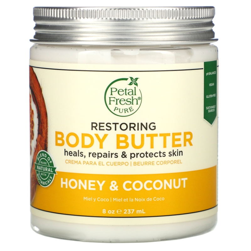 Petal Fresh Body Butter Restoring Honey & Coconut Oil 8 oz (237 ml)