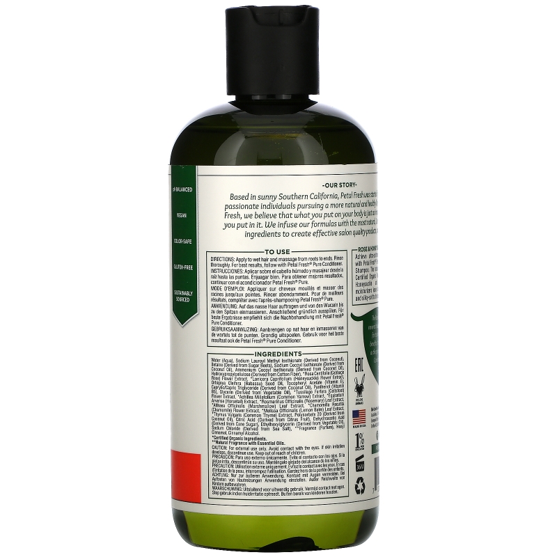 Petal Fresh Pure Clarifying Shampoo Rose & Honeysuckle 16 fl oz (475 ml)