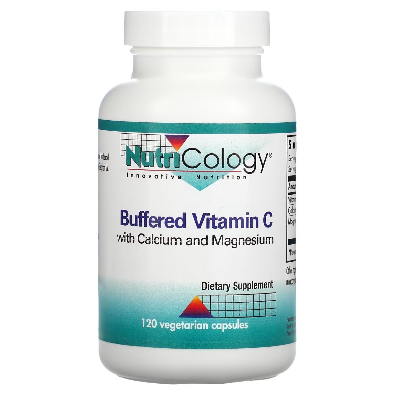 Nutricology Буферизованный витамин C 120 капсул на растительной основе