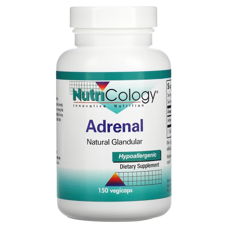 Nutricology Adrenal Natural Glandular 150 растительных капсул