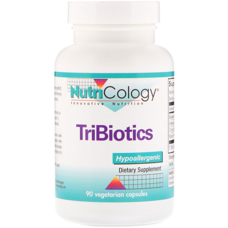 Nutricology TriBiotics 90 вегетарианских капсул